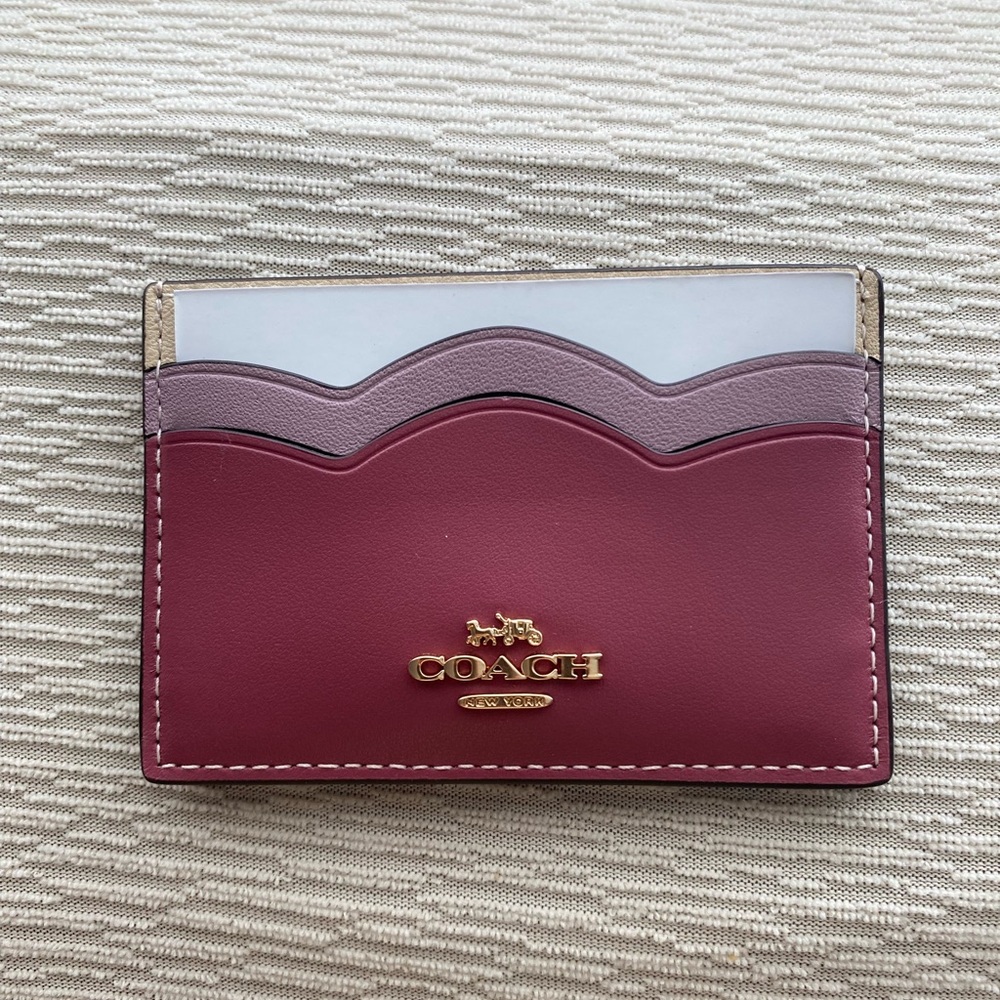 Coach Slim Card Case Petal